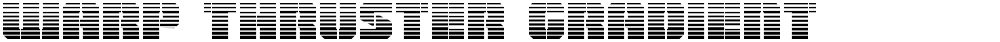 Warp Thruster Gradient