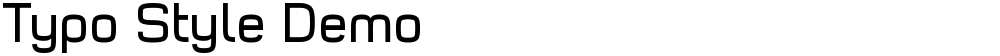 Typo Style Demo