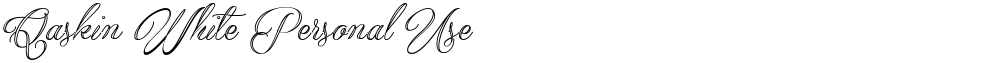 Qaskin White Personal Use