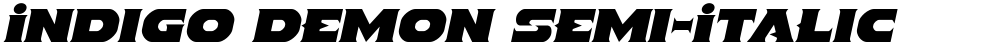 Indigo Demon Semi-Italic