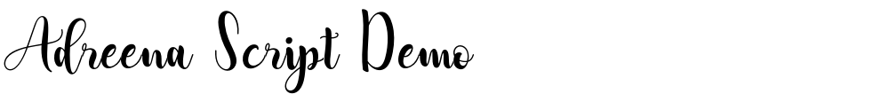 Adreena Script Demo