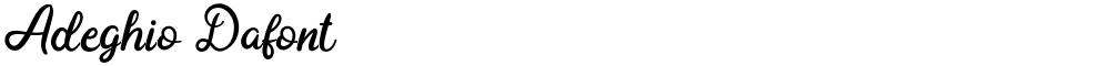 Adeghio Dafont