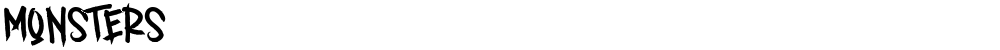 MONSTERS