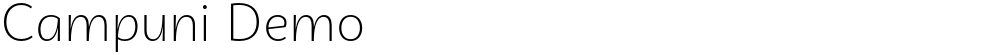 Campuni Demo