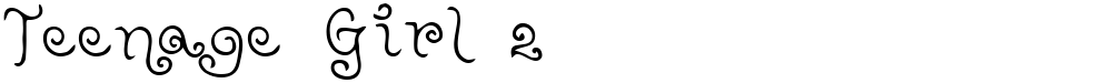 Teenage Girl 2