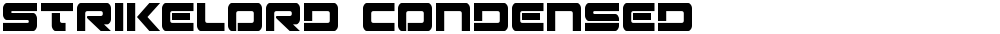 Strikelord Condensed