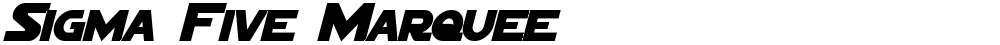 Sigma Five Marquee