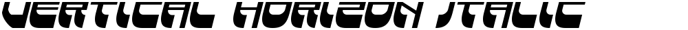 Vertical Horizon Italic