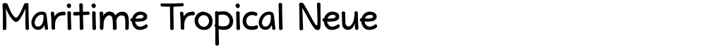 Maritime Tropical Neue