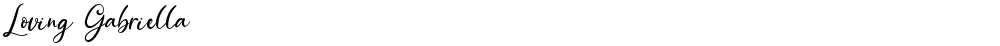 Loving Gabriella