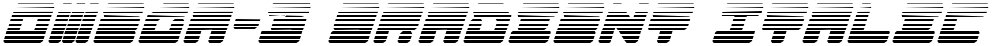 Omega-3 Gradient Italic