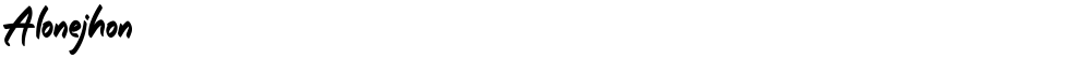 Alonejhon