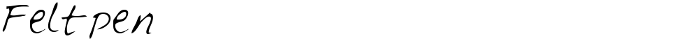 Feltpen