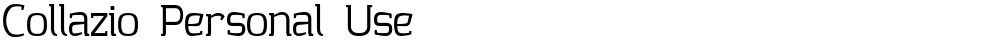 Collazio Personal Use