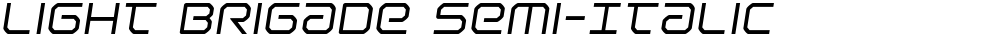 Light Brigade Semi-Italic