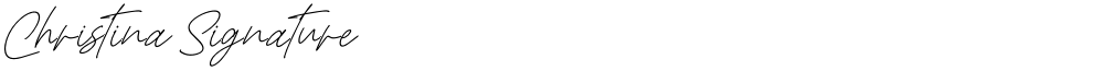 Christina Signature