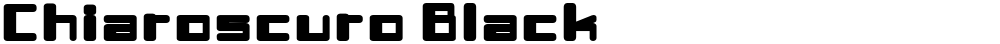 Chiaroscuro Black