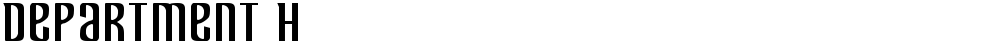 Department H