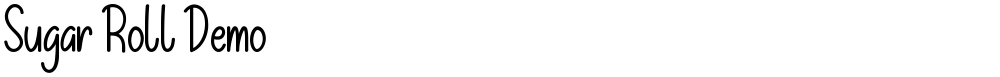 Sugar Roll Demo