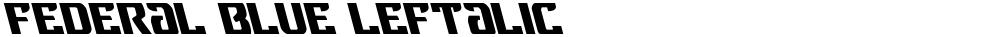 Federal Blue Leftalic