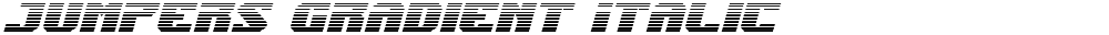 Jumpers Gradient Italic