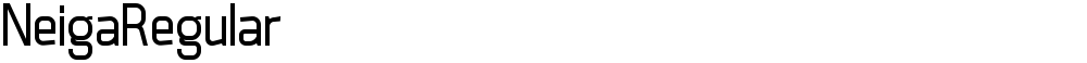 NeigaRegular