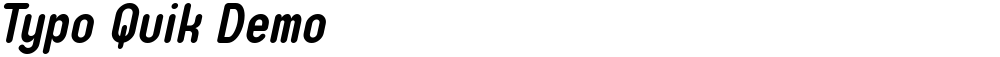 Typo Quik Demo