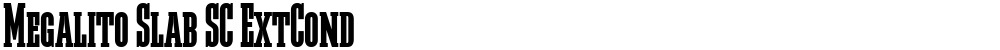 Megalito Slab SC ExtCond