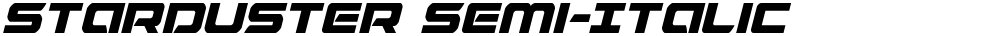 Starduster Semi-Italic