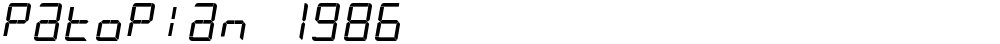 Patopian 1986