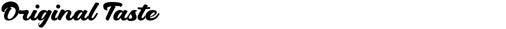Original Taste