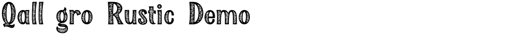 Qallégro Rustic Demo