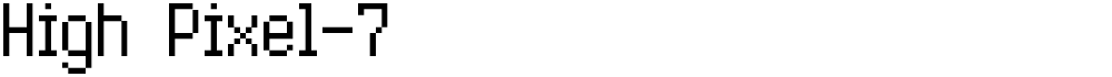High Pixel-7