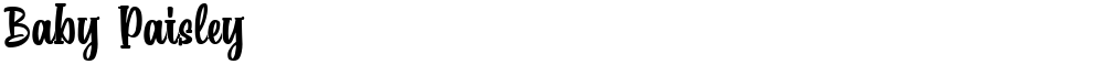 Baby Paisley
