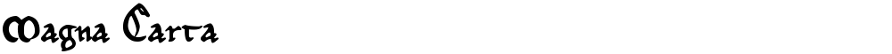Magna Carta