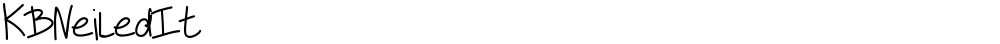 KBNeiledIt