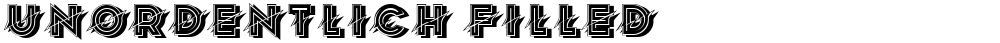 Unordentlich Filled