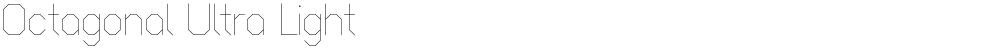 Octagonal Ultra Light