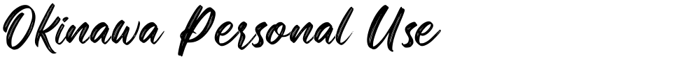 Okinawa Personal Use