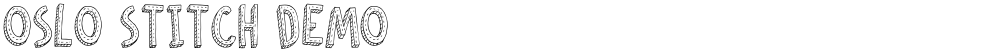 Oslo Stitch DEMO