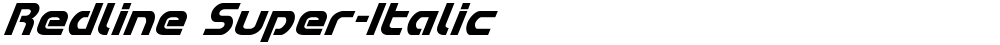 Redline Super-Italic