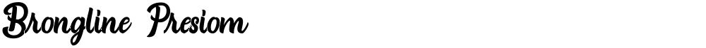 Brongline Presiom