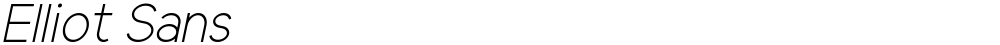 Elliot Sans