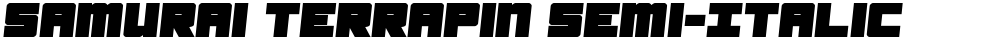 Samurai Terrapin Semi-Italic