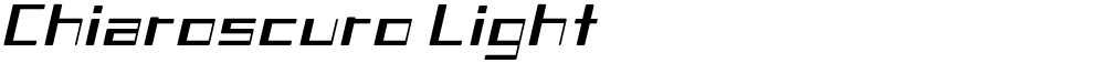 Chiaroscuro Light