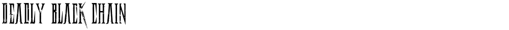 Deadly Black Chain
