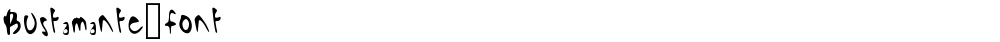 Bustamante_font