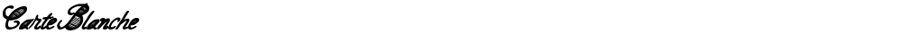 CarteBlanche