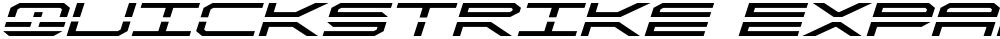 QuickStrike Expanded Italic
