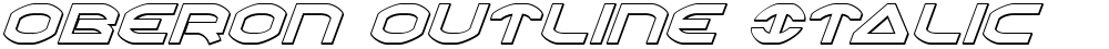 Oberon Outline Italic